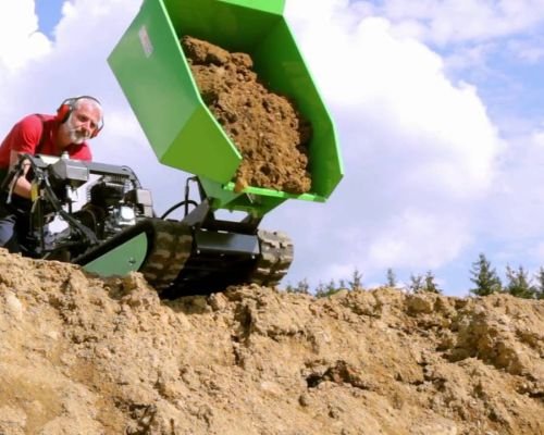 Brouette à chenilles